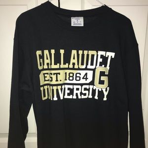 Gallaudet University sweatshirt